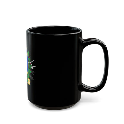 Coat of Arms of Chile (1819-1834) - Black Coffee Mug-The Sticker Space