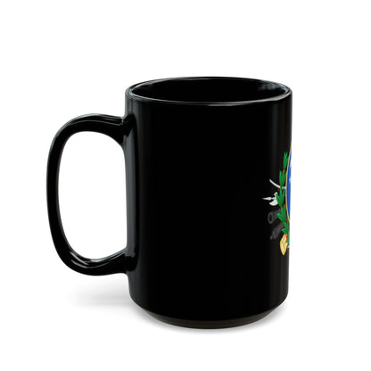 Coat of Arms of Chile (1819-1834) - Black Coffee Mug-The Sticker Space