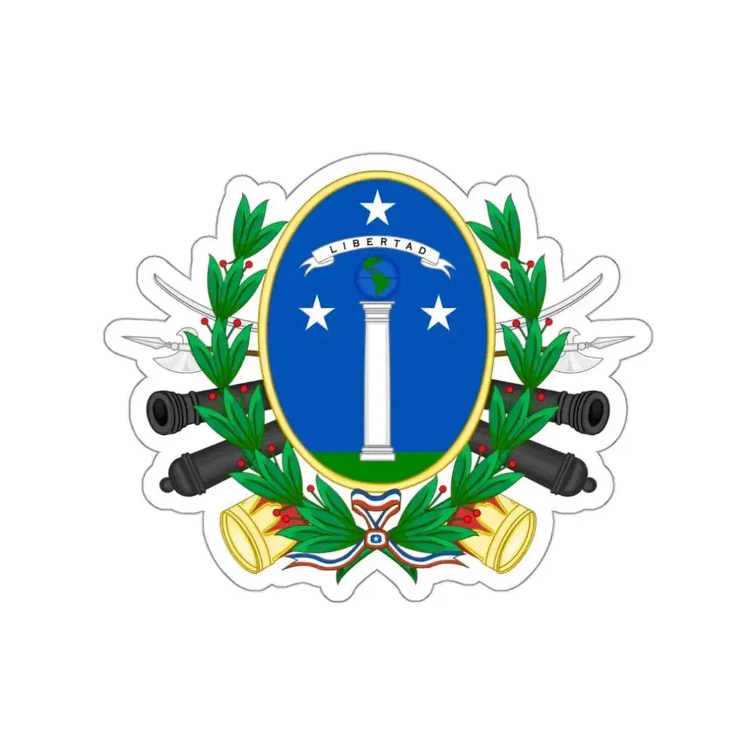 Coat of Arms of Chile (1819-1834) STICKER Vinyl Die-Cut Decal 3 Inch - The Sticker Space