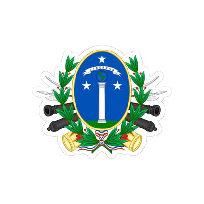 Coat of Arms of Chile (1819-1834) - STICKER Vinyl Kiss-Cut Decal 4 Inch White - The Sticker Space
