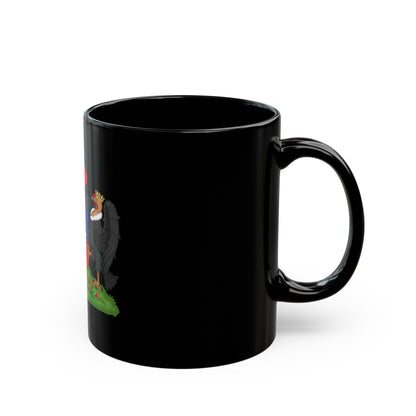 Coat of Arms of Chile (1834-1920) Compartment Variant - Black Coffee Mug-The Sticker Space