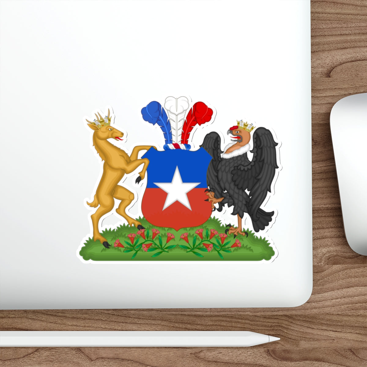 Coat of Arms of Chile (1834-1920) Compartment Variant STICKER Vinyl Die-Cut Decal-The Sticker Space