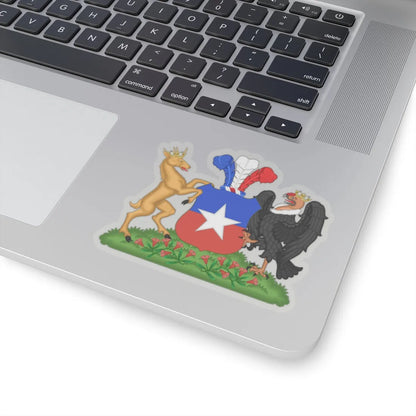 Coat of Arms of Chile (1834-1920) Compartment Variant - STICKER Vinyl Kiss-Cut Decal - The Sticker Space
