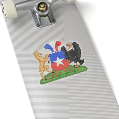 Coat of Arms of Chile (1834-1920) Compartment Variant - STICKER Vinyl Kiss-Cut Decal - The Sticker Space