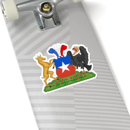 Coat of Arms of Chile (1834-1920) Compartment Variant - STICKER Vinyl Kiss-Cut Decal - The Sticker Space