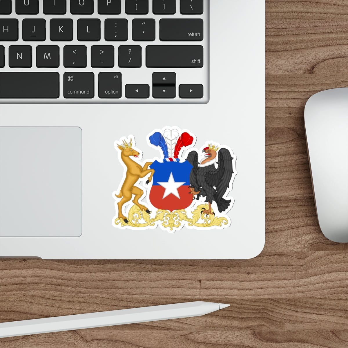 Coat of Arms of Chile (1834-1920) STICKER Vinyl Die-Cut Decal-The Sticker Space