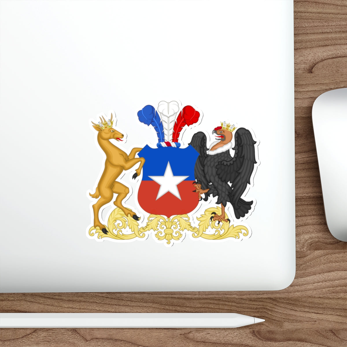 Coat of Arms of Chile (1834-1920) STICKER Vinyl Die-Cut Decal-The Sticker Space