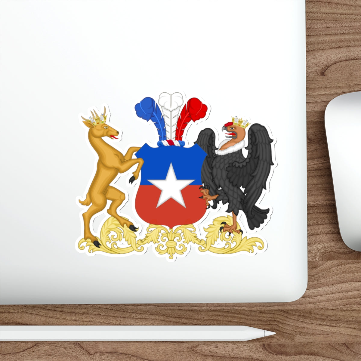 Coat of Arms of Chile (1834-1920) STICKER Vinyl Die-Cut Decal-The Sticker Space