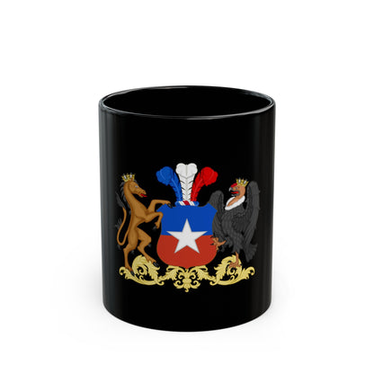 Coat of Arms of Chile 2 - Black Coffee Mug-11oz-The Sticker Space