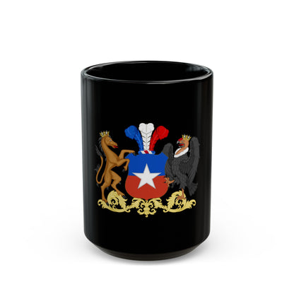 Coat of Arms of Chile 2 - Black Coffee Mug-15oz-The Sticker Space