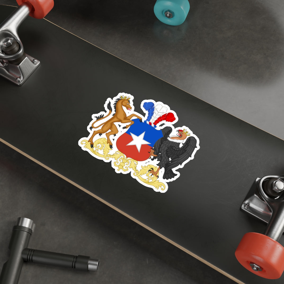 Coat of Arms of Chile 2 STICKER Vinyl Die-Cut Decal-The Sticker Space