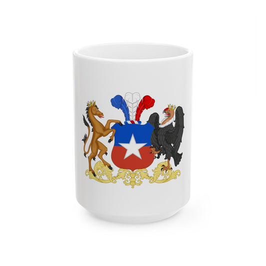 Coat of Arms of Chile 2 - White Coffee Mug-15oz-The Sticker Space