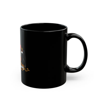 Coat of arms of Chile 3 - Black Coffee Mug-The Sticker Space