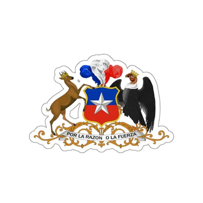 Coat of arms of Chile 3 STICKER Vinyl Die-Cut Decal - The Sticker Space