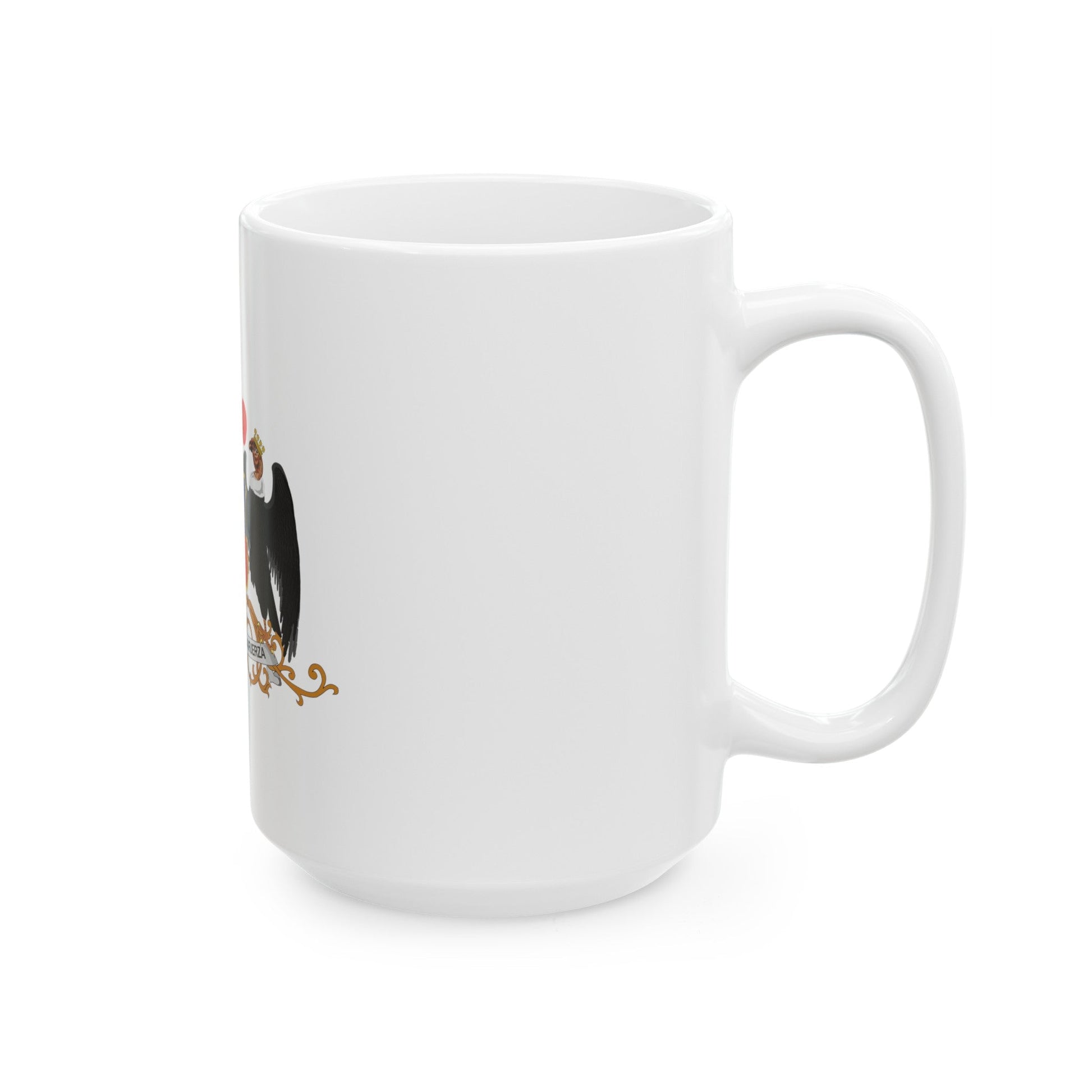 Coat of arms of Chile 3 - White Coffee Mug-The Sticker Space