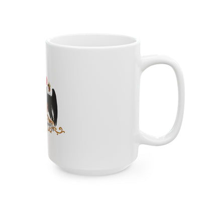 Coat of arms of Chile 3 - White Coffee Mug-The Sticker Space