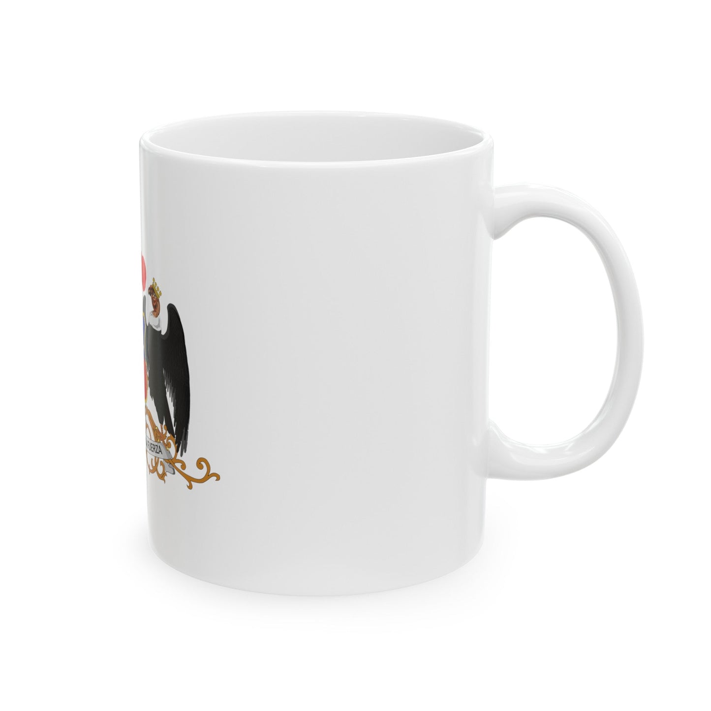 Coat of arms of Chile 3 - White Coffee Mug-The Sticker Space