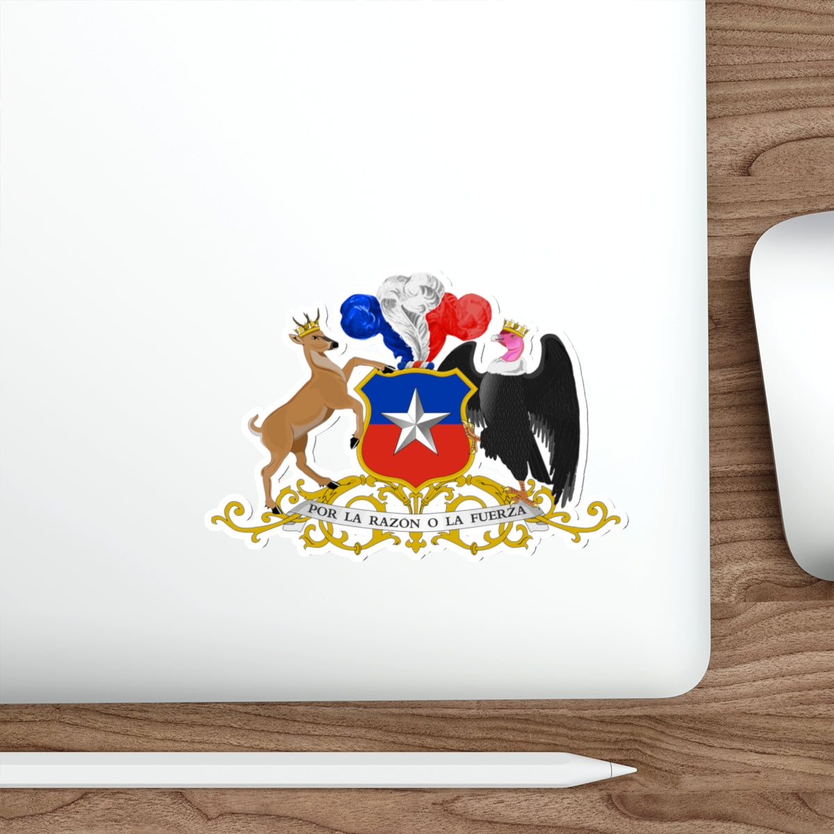 Coat of arms of Chile 5 STICKER Vinyl Die-Cut Decal-The Sticker Space