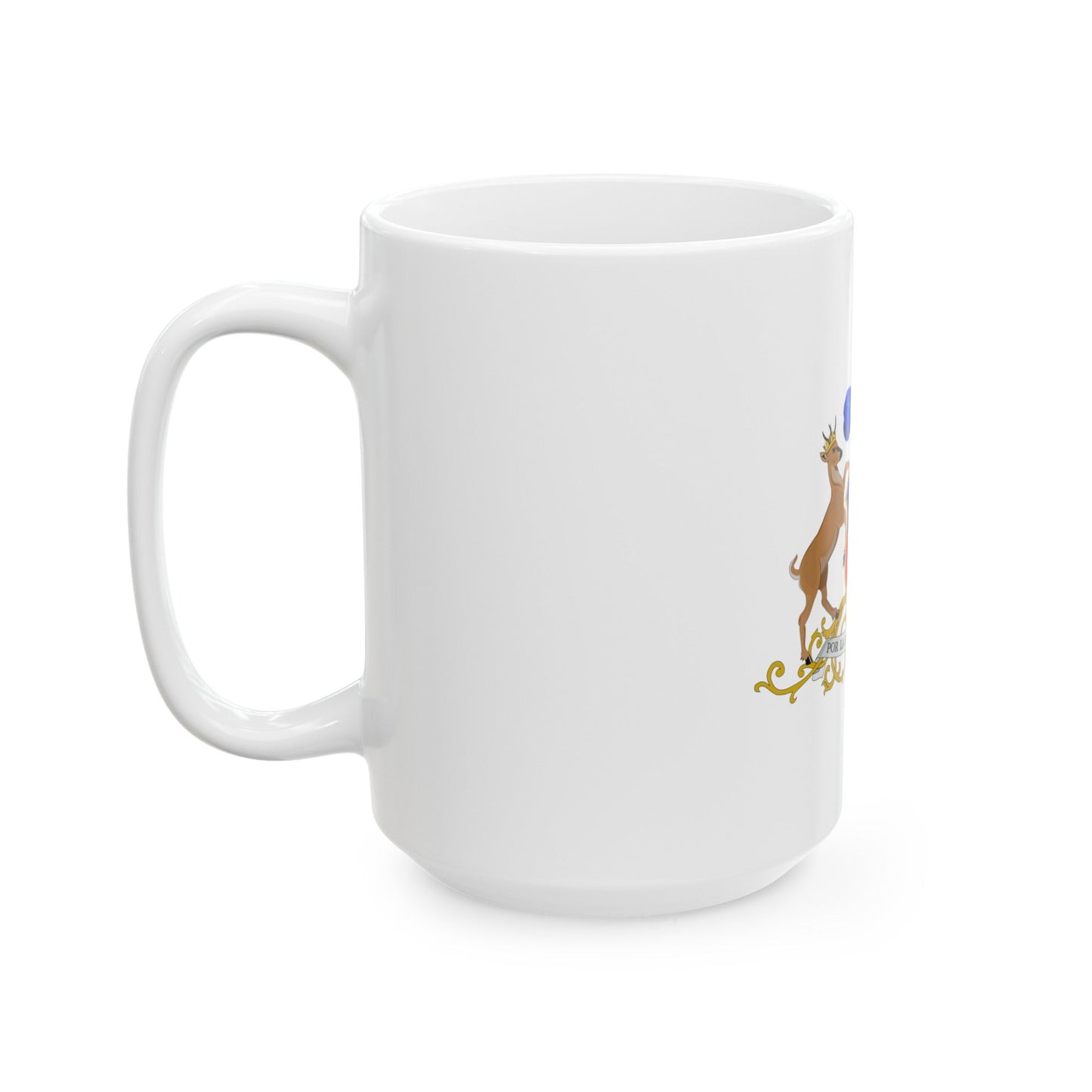 Coat of arms of Chile 5 - White Coffee Mug-The Sticker Space