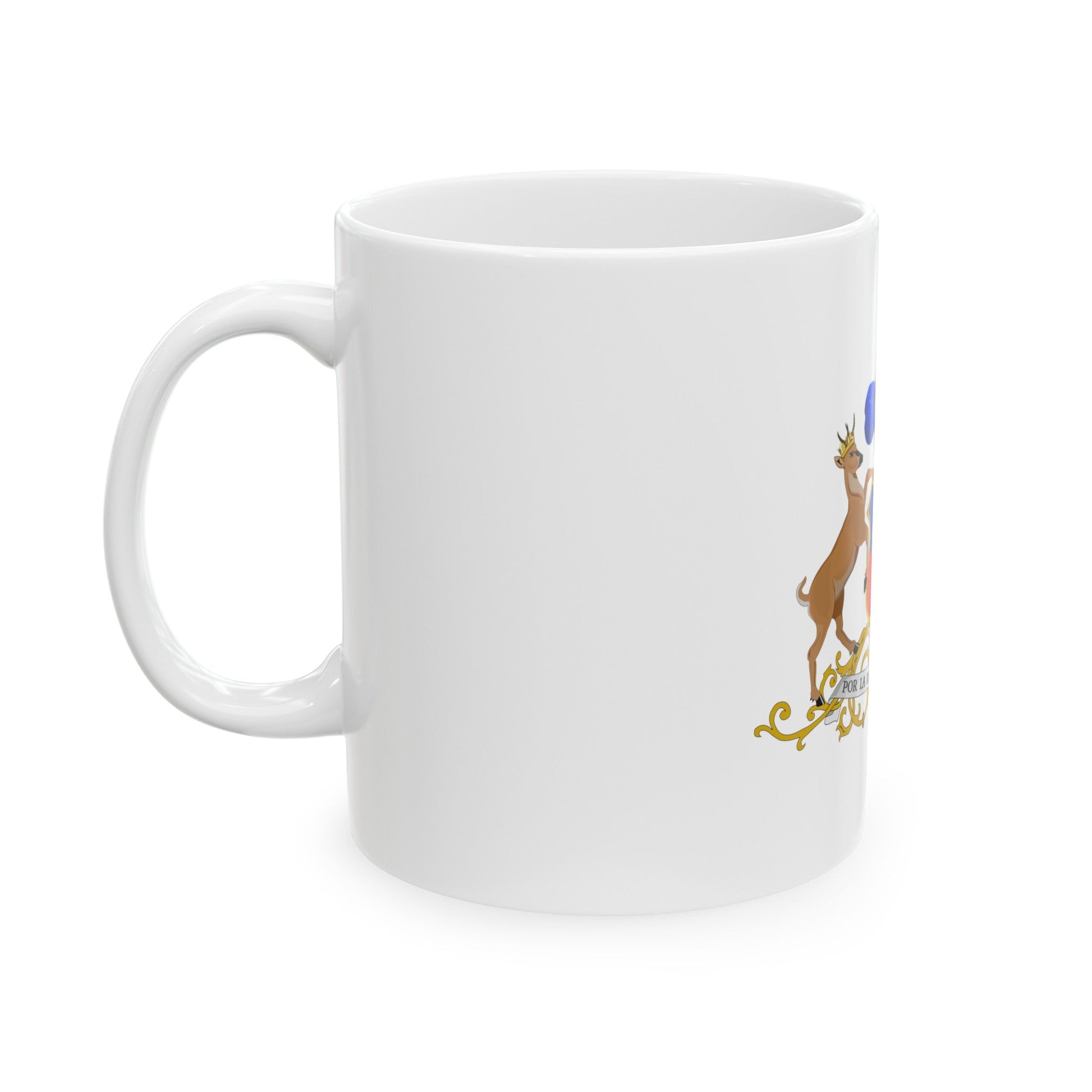 Coat of arms of Chile 5 - White Coffee Mug-The Sticker Space