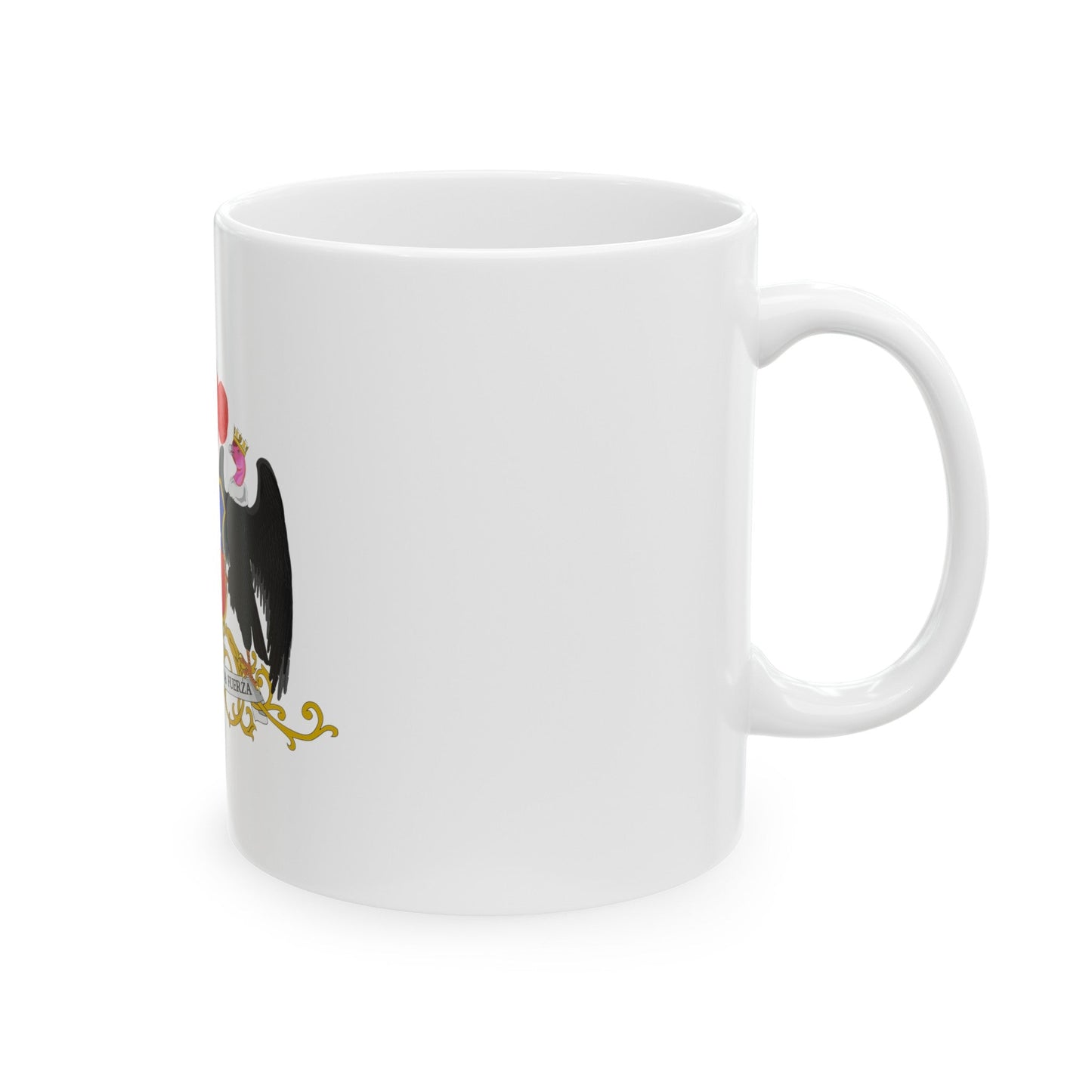 Coat of arms of Chile 5 - White Coffee Mug-The Sticker Space