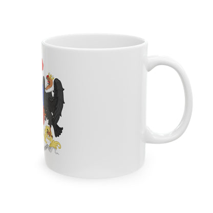 Coat of Arms of Chile - White Coffee Mug-The Sticker Space