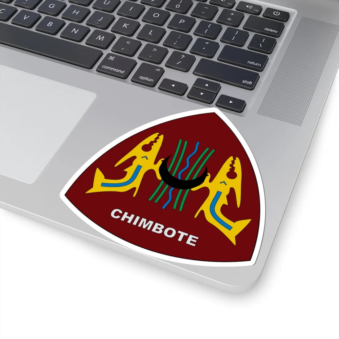 Coat of arms of Chimbote (Peru) (Coat of Arms) STICKER Vinyl Kiss-Cut Decal - The Sticker Space