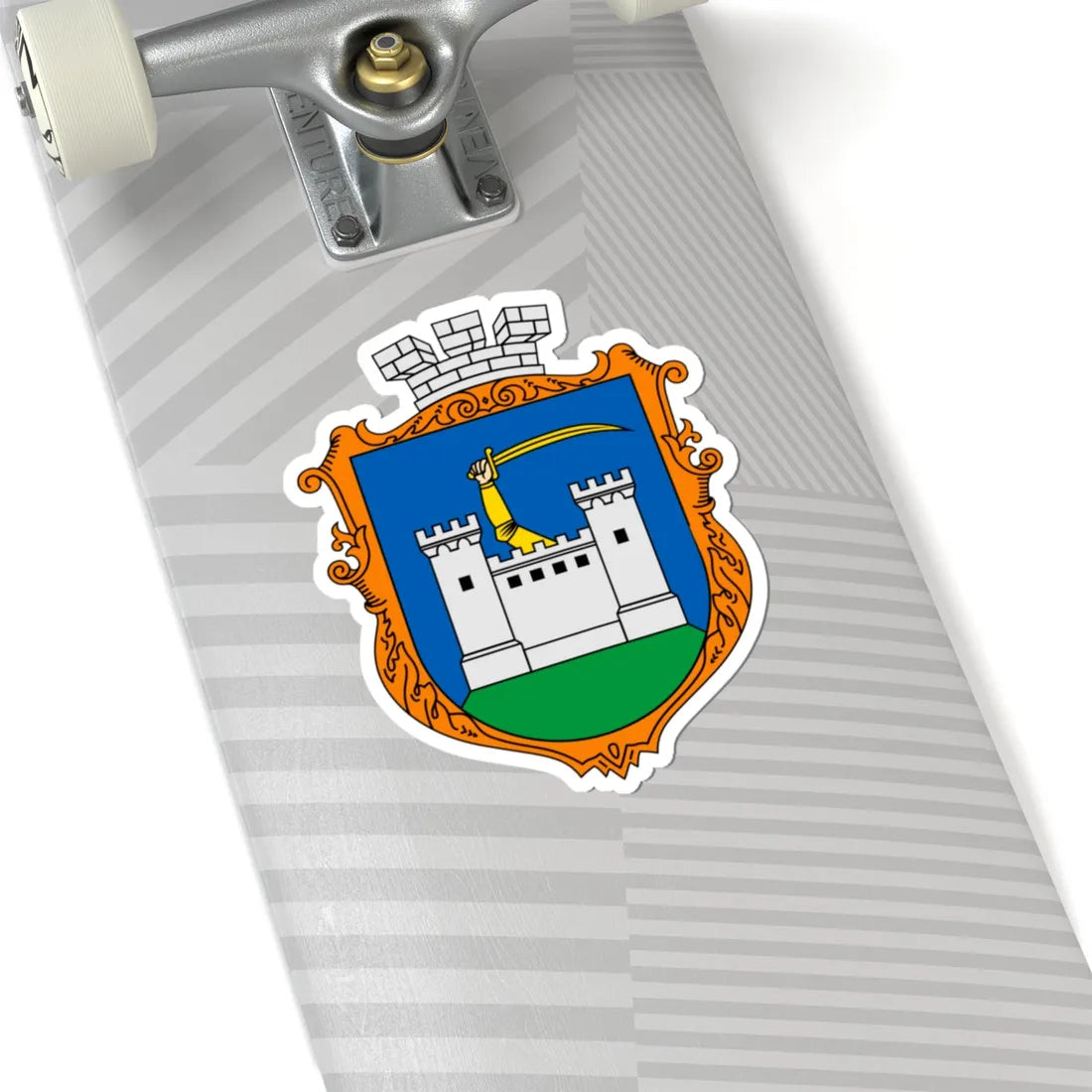 Coat of Arms of Chudniv (Ukraine) (Coat of Arms) STICKER Vinyl Kiss-Cut Decal - The Sticker Space