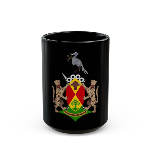 Coat of arms of Ciskei - Black Coffee Mug-15oz-The Sticker Space