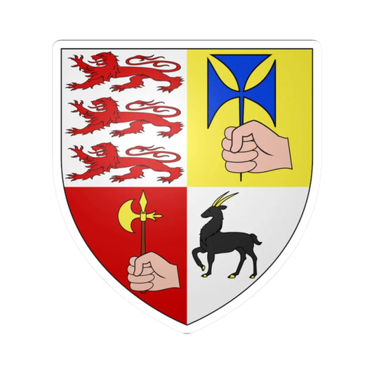 Coat of arms of Clan McGrath (Ireland) (Coat of Arms) STICKER Vinyl Kiss-Cut Decal 2 Inch White - The Sticker Space