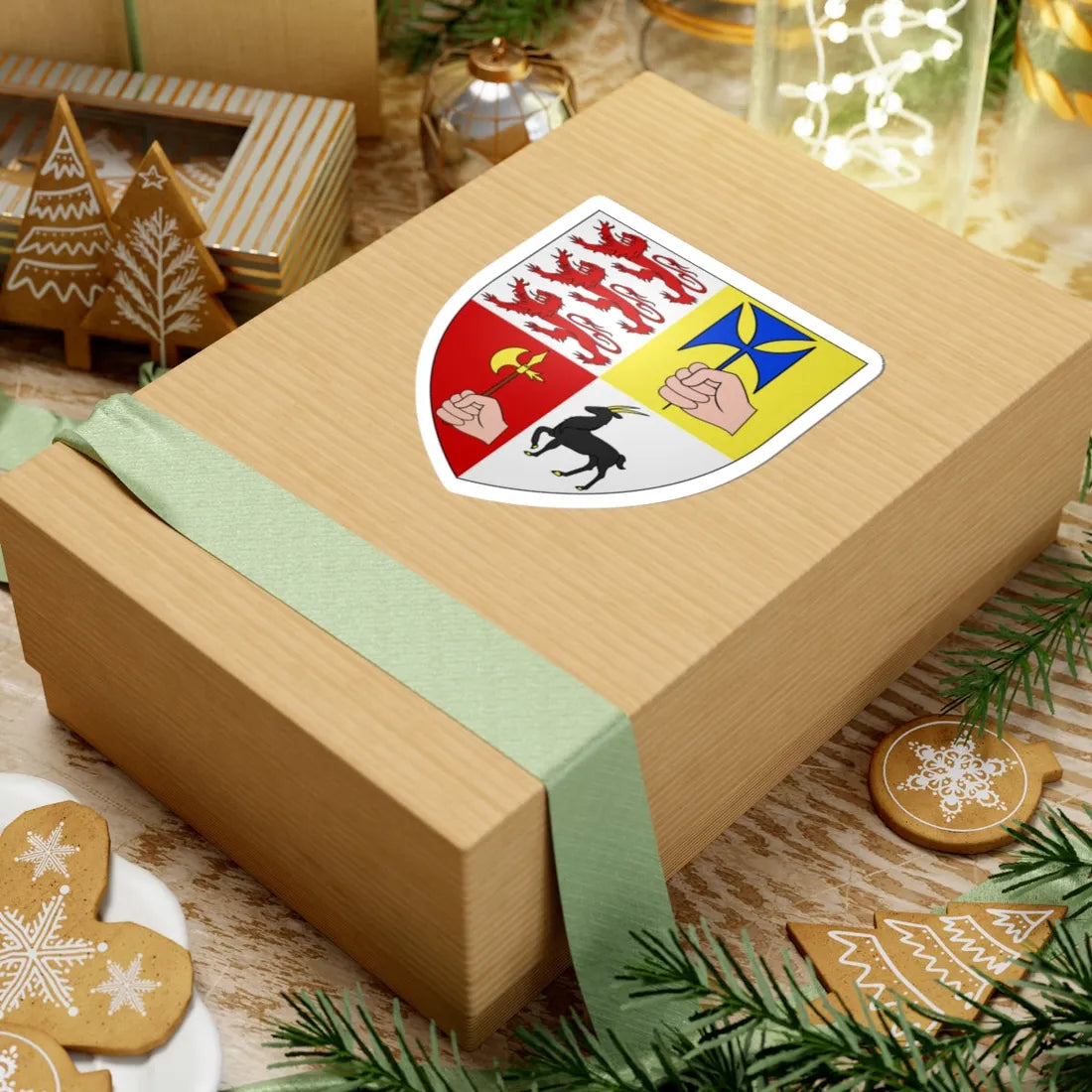 Coat of arms of Clan McGrath (Ireland) (Coat of Arms) STICKER Vinyl Kiss-Cut Decal - The Sticker Space