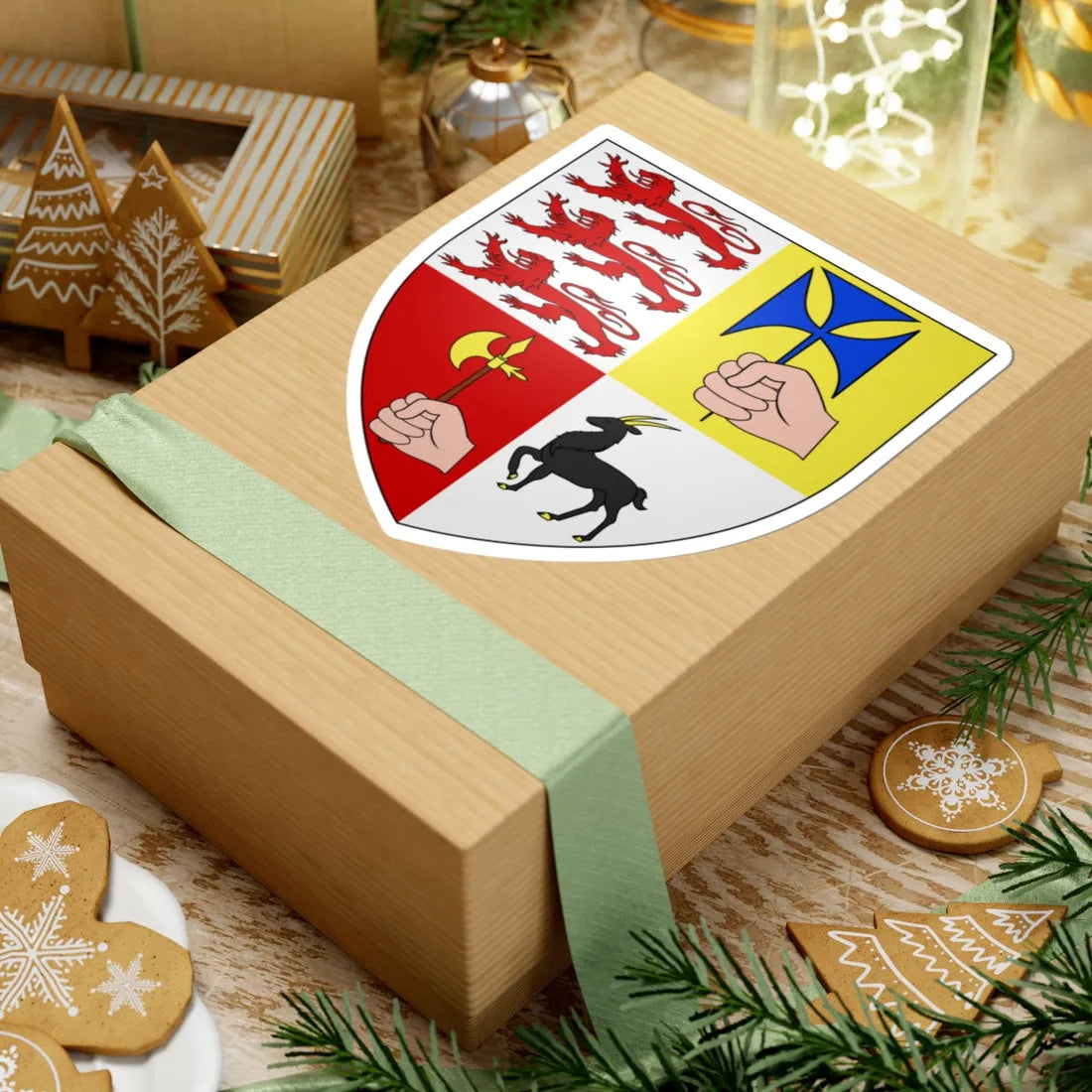 Coat of arms of Clan McGrath (Ireland) (Coat of Arms) STICKER Vinyl Kiss-Cut Decal - The Sticker Space