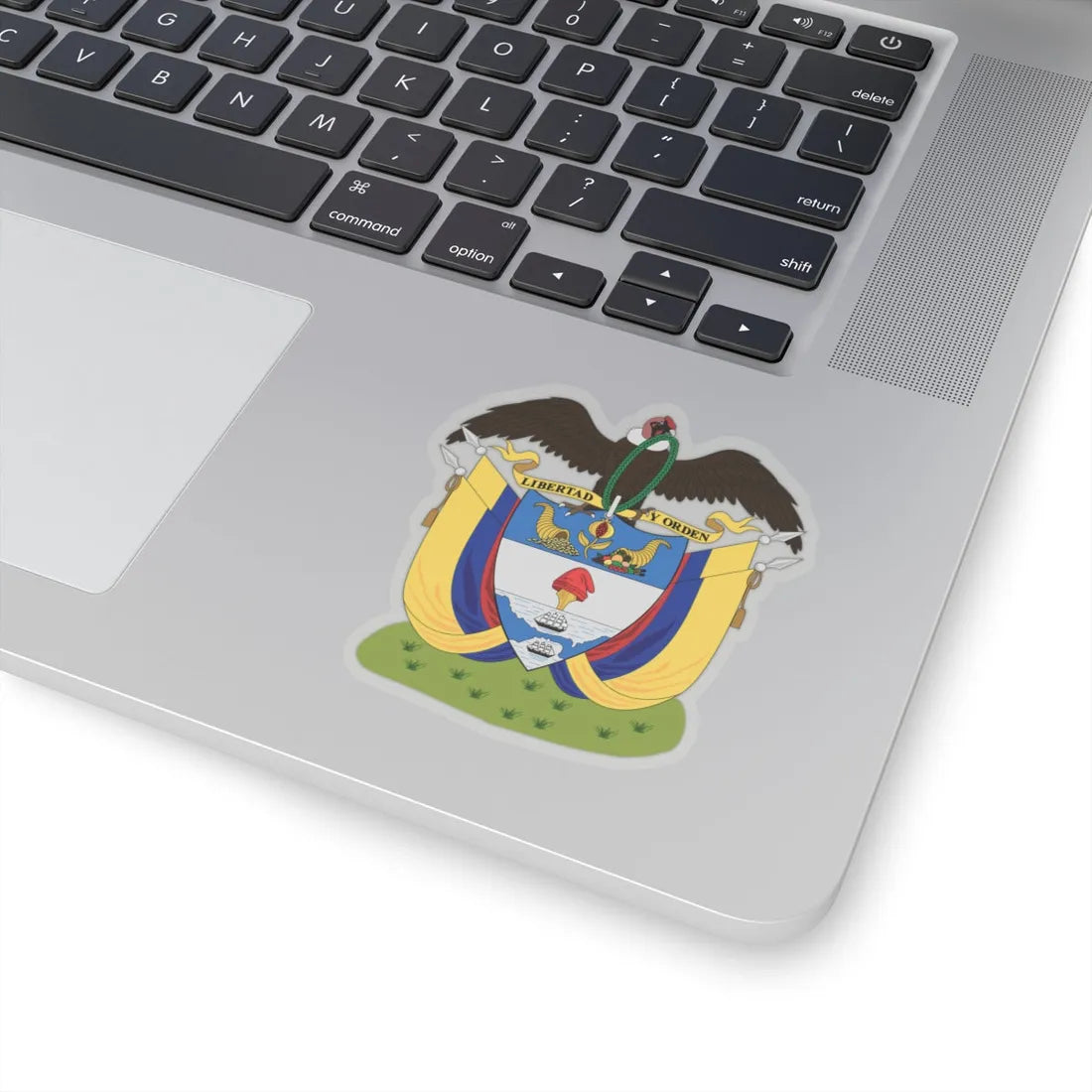 Coat of arms of Colombia (1890) - STICKER Vinyl Kiss-Cut Decal - The Sticker Space