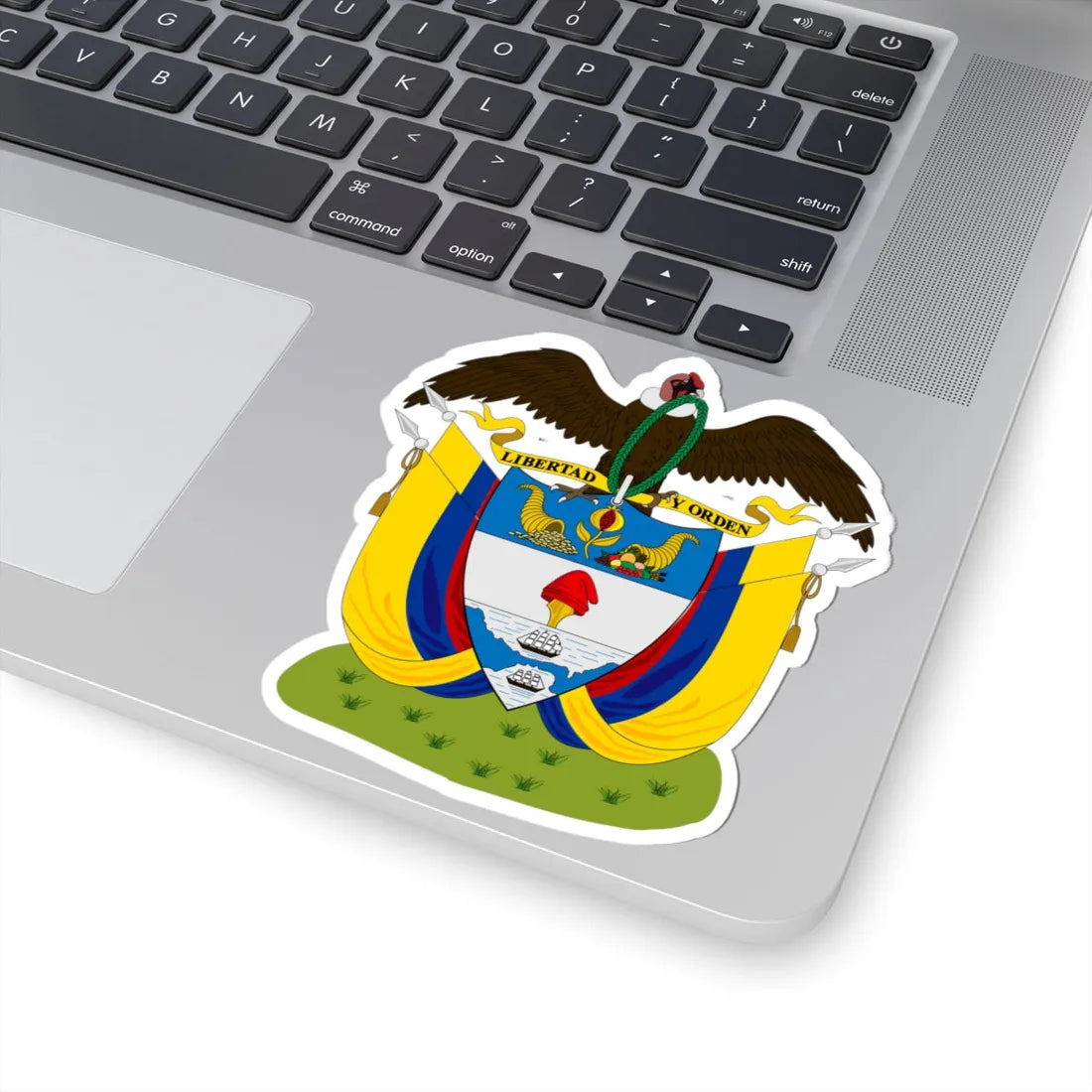Coat of arms of Colombia (1890) - STICKER Vinyl Kiss-Cut Decal - The Sticker Space