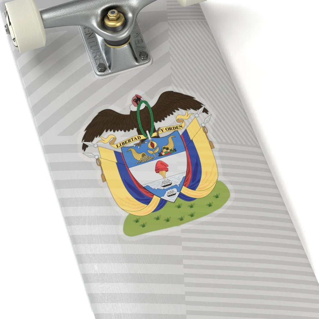 Coat of arms of Colombia (1890) - STICKER Vinyl Kiss-Cut Decal - The Sticker Space