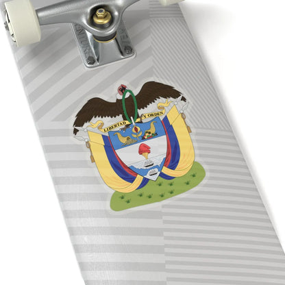 Coat of arms of Colombia (1890) - STICKER Vinyl Kiss-Cut Decal - The Sticker Space