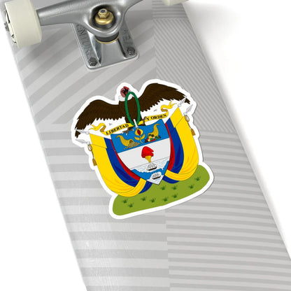 Coat of arms of Colombia (1890) - STICKER Vinyl Kiss-Cut Decal - The Sticker Space