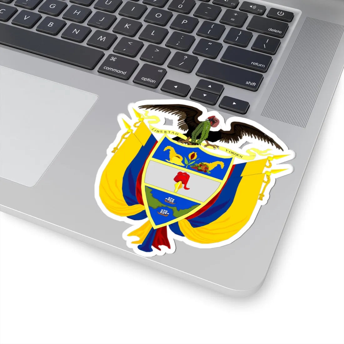 Coat of arms of Colombia 2 (Colombia) (Coat of Arms) STICKER Vinyl Kiss-Cut Decal - The Sticker Space