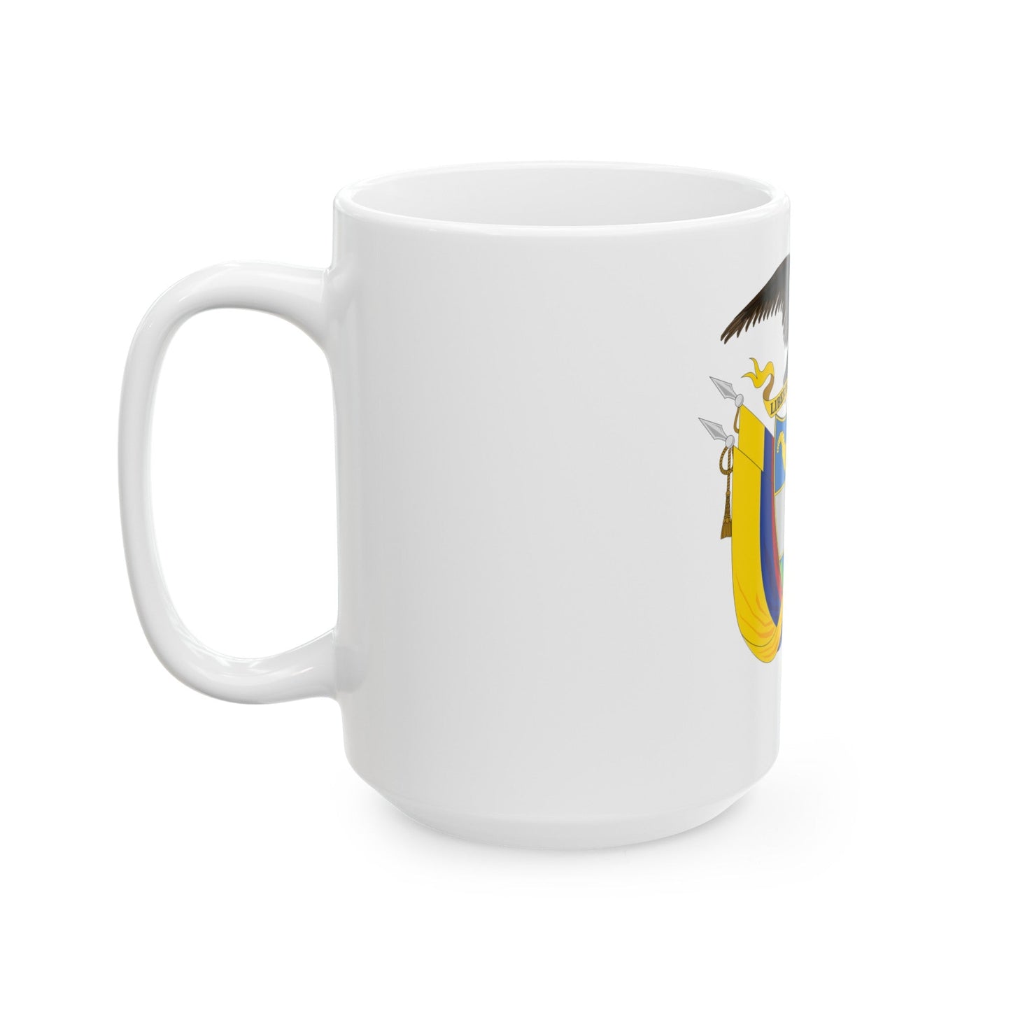 Coat of arms of Colombia 2 - White Coffee Mug-The Sticker Space