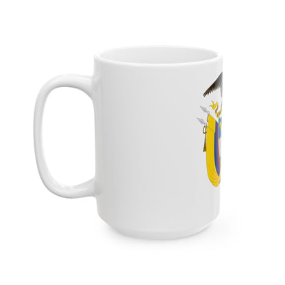 Coat of arms of Colombia 2 - White Coffee Mug-The Sticker Space