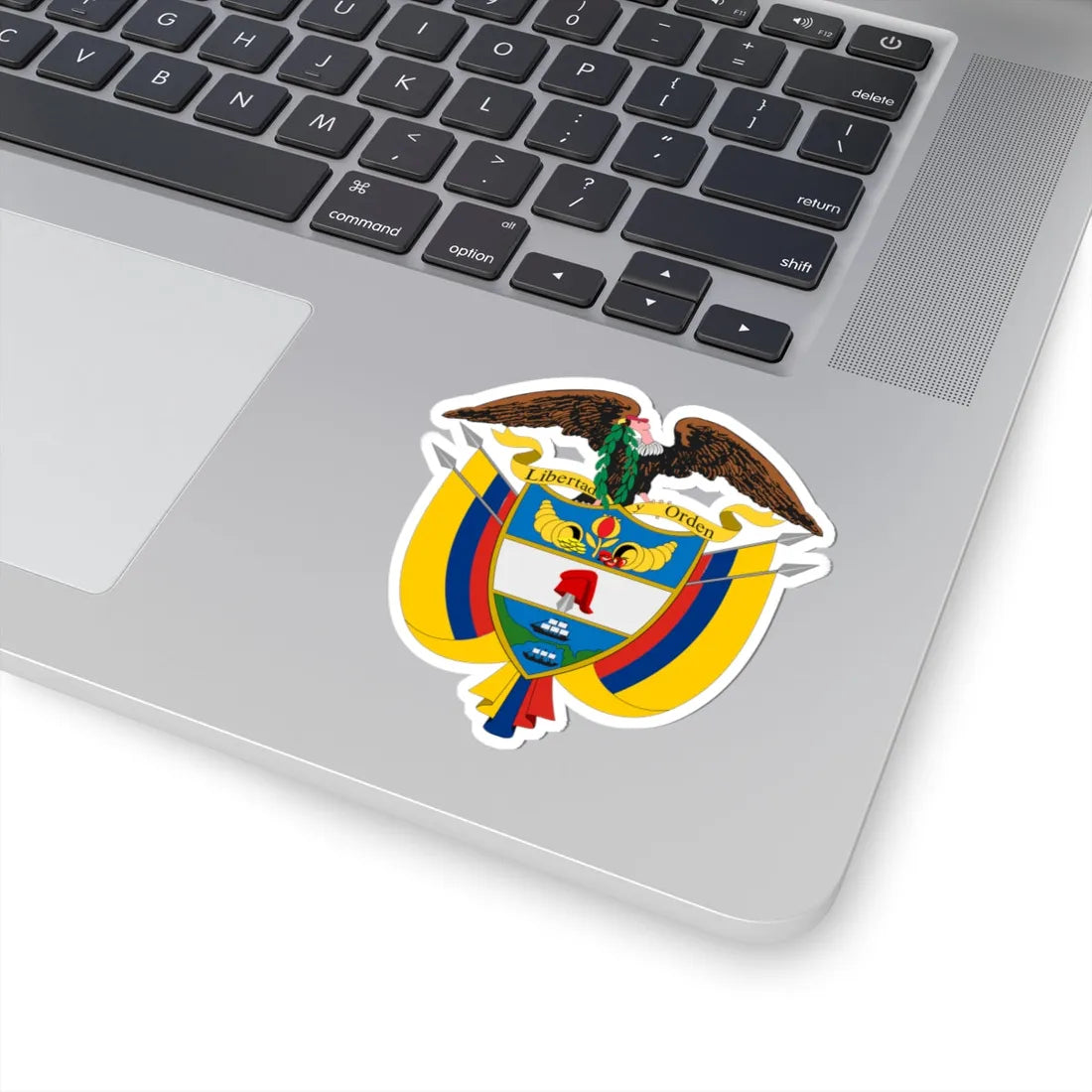 Coat of arms of Colombia 2004 (Colombia) (Coat of Arms) STICKER Vinyl Kiss-Cut Decal - The Sticker Space