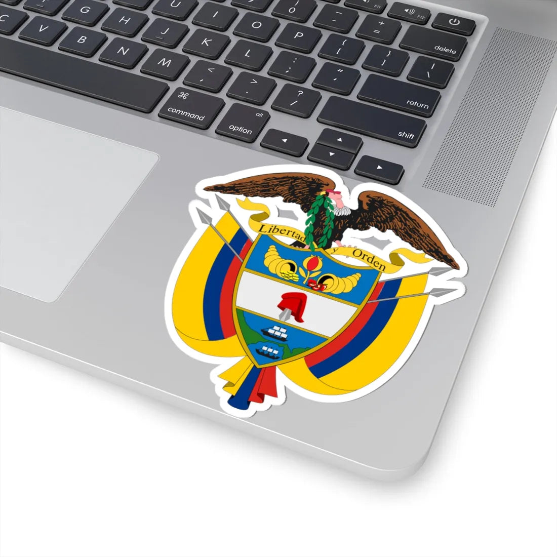Coat of arms of Colombia 2004 (Colombia) (Coat of Arms) STICKER Vinyl Kiss-Cut Decal - The Sticker Space