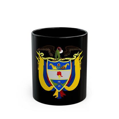 Coat of arms of Colombia 3 - Black Coffee Mug-11oz-The Sticker Space