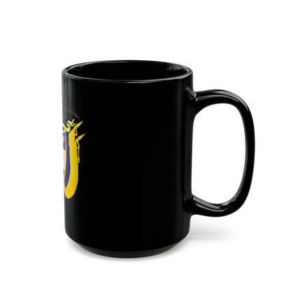 Coat of arms of Colombia 3 - Black Coffee Mug-The Sticker Space