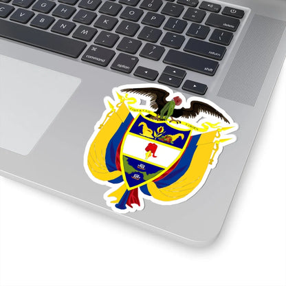 Coat of arms of Colombia 3 (Colombia) (Coat of Arms) STICKER Vinyl Kiss-Cut Decal - The Sticker Space