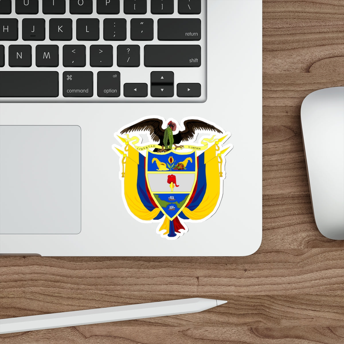 Coat of arms of Colombia 3 STICKER Vinyl Die-Cut Decal-The Sticker Space