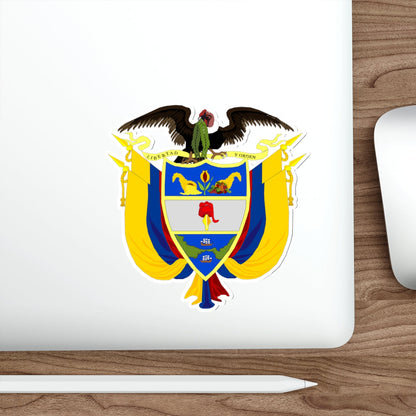 Coat of arms of Colombia 3 STICKER Vinyl Die-Cut Decal-The Sticker Space