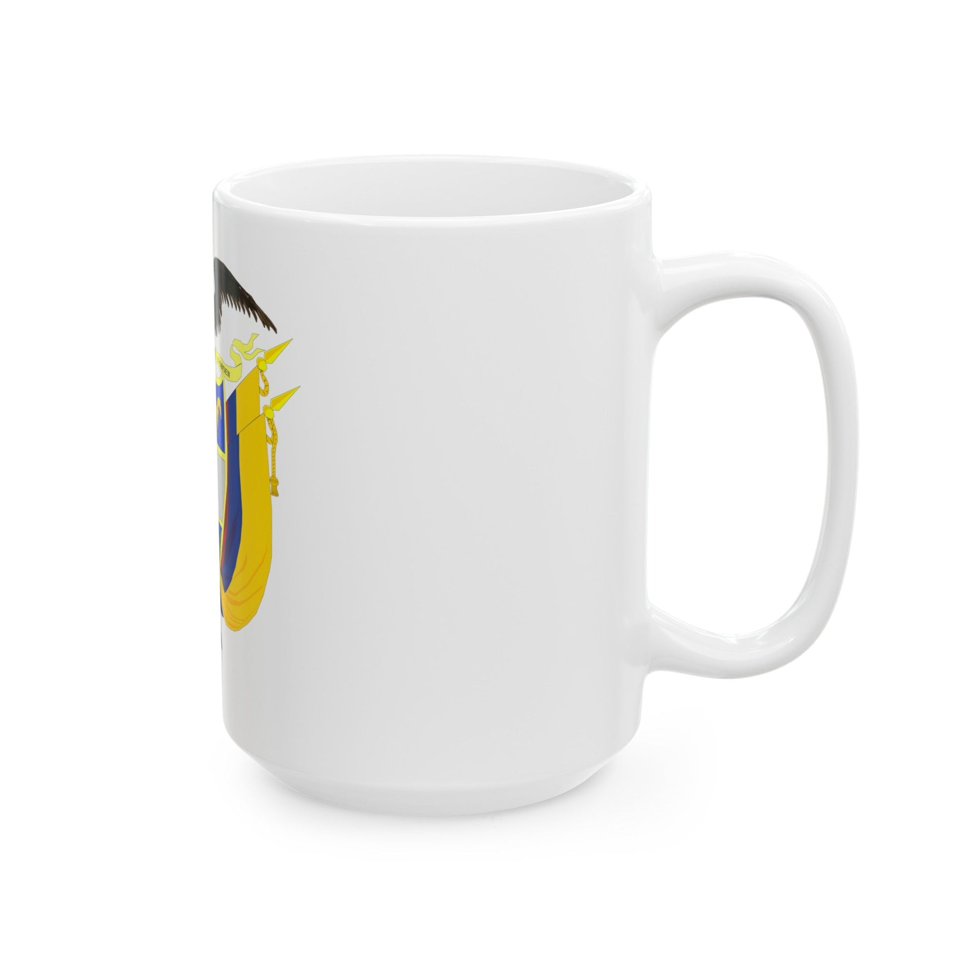 Coat of arms of Colombia 3 - White Coffee Mug-The Sticker Space