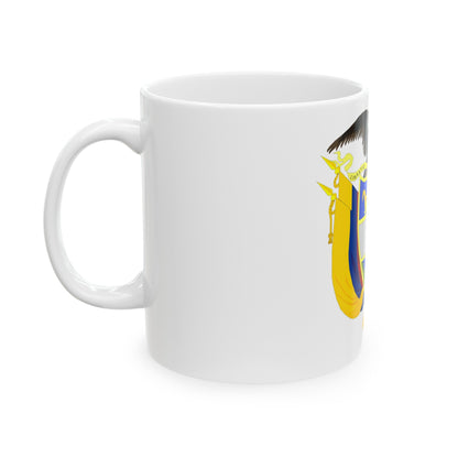 Coat of arms of Colombia 3 - White Coffee Mug-The Sticker Space