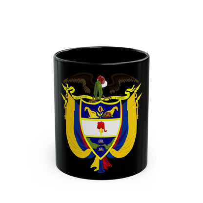 Coat of arms of Colombia 4 - Black Coffee Mug-11oz-The Sticker Space